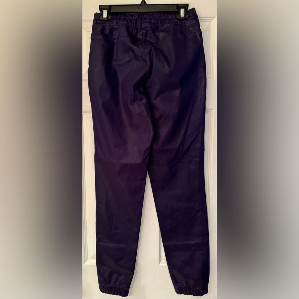 Cotton Citizen London Jogger Pants in Coated Purple Women’s Size Small - Picture 7 of 15